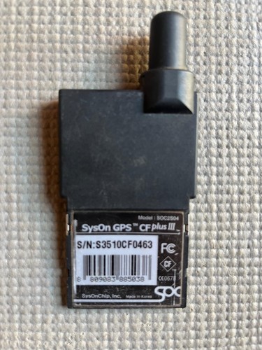 Sysonchip gps plus iii - gps, cf